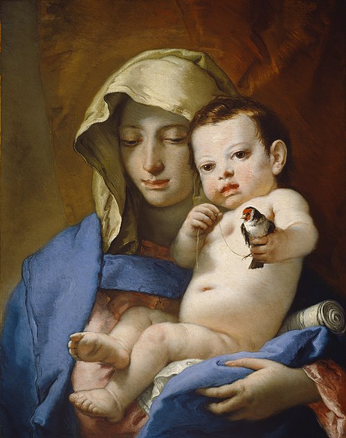 Madonna of the Goldfinch, 1767, Giambattista Tiepolo