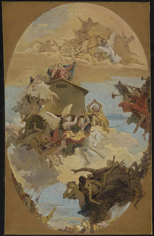 The Miracle of the Holy House of Loreto, 1743, Giambattista Tiepolo