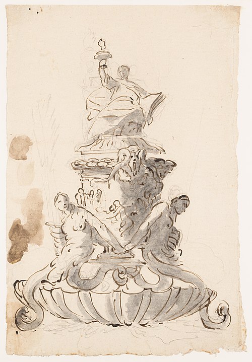 Study for an Inkstand, 1740, Giambattista Tiepolo