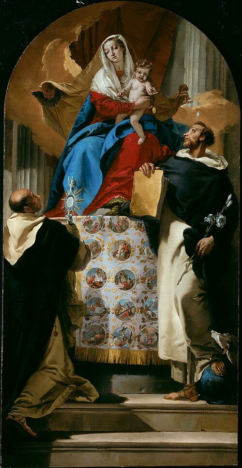 Virgin and Child with Saints Dominic and Hyacinth, 1732, Giambattista Tiepolo