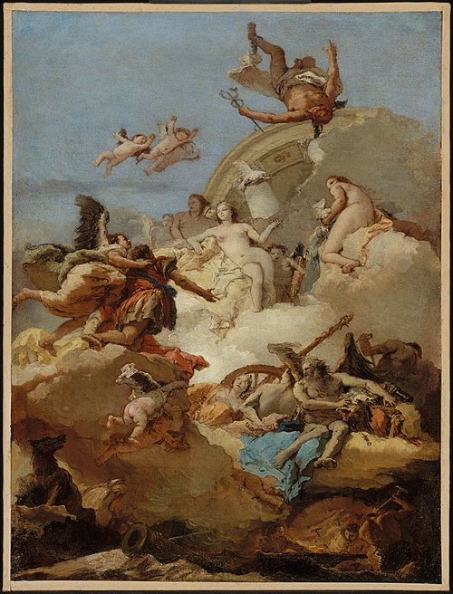 Apotheosis of Aeneas, 1762, Giambattista Tiepolo