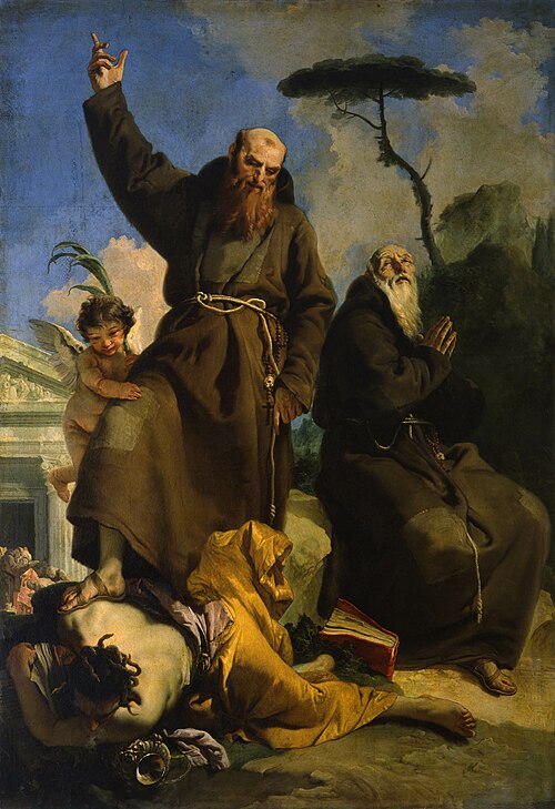Saint Fidelis of Sigmarigen and Saint Joseph of Leonessa, 1752, Giambattista Tiepolo