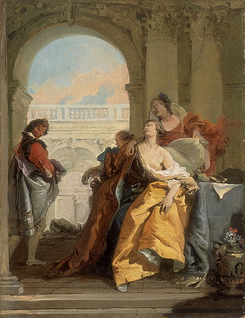 The Death of Sophonisba, 1757, Giambattista Tiepolo