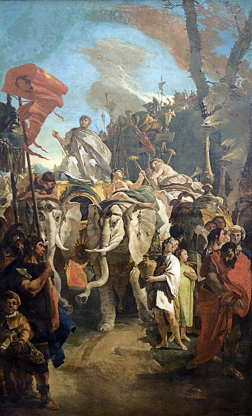 Triumph of Manius Curius Dentatus, 1726, Giambattista Tiepolo