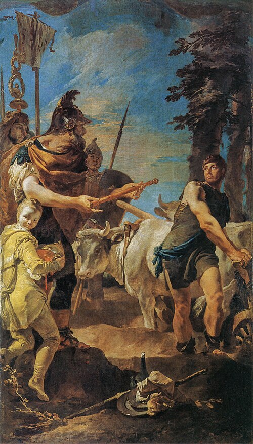 Dictatorship Offered to Cincinnatus, 1730, Giambattista Tiepolo
