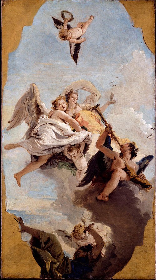 Virtue and Nobility putting Ignorance to Flight, 1743, Giambattista Tiepolo