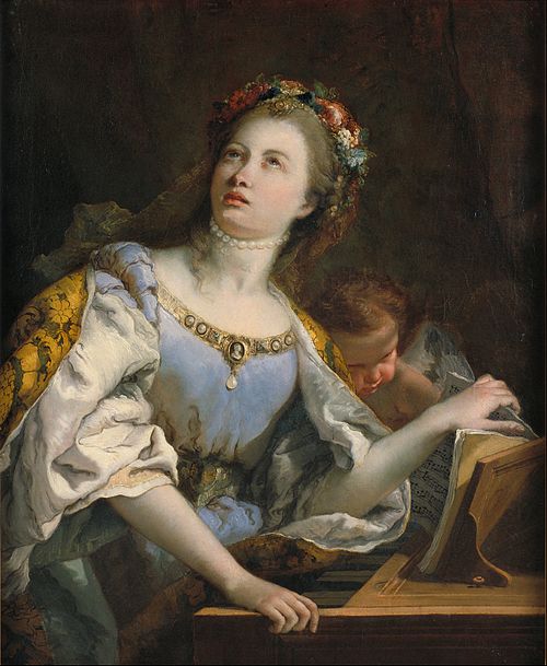 Saint Cecilia, 1750, Giambattista Tiepolo