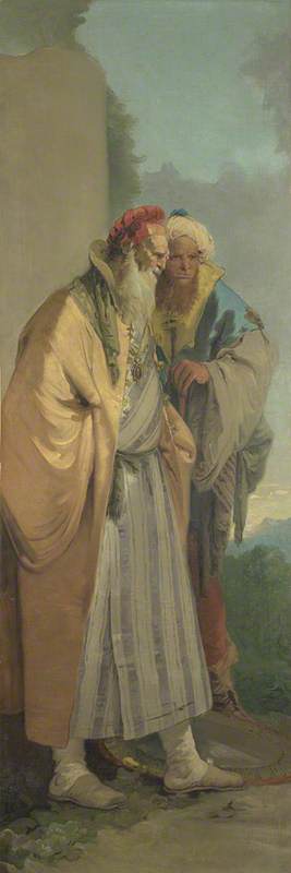 Two Men in Oriental Costume, 1757, Giambattista Tiepolo