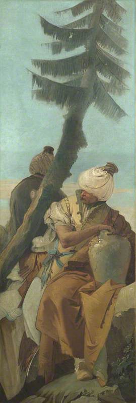 Two Orientals seated under a Tree, 1757, Giambattista Tiepolo