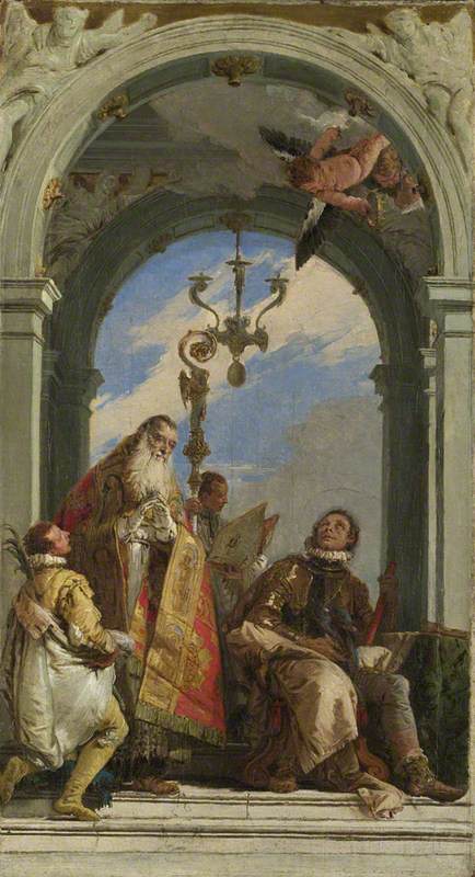 Saints Maximus and Oswald (?), 1745, Giambattista Tiepolo