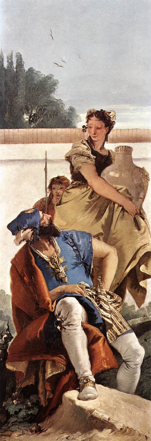 Seated Man, Woman with Jar, and Boy, 1755, Giambattista Tiepolo