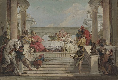 The Banquet of Cleopatra, 1744, Giambattista Tiepolo