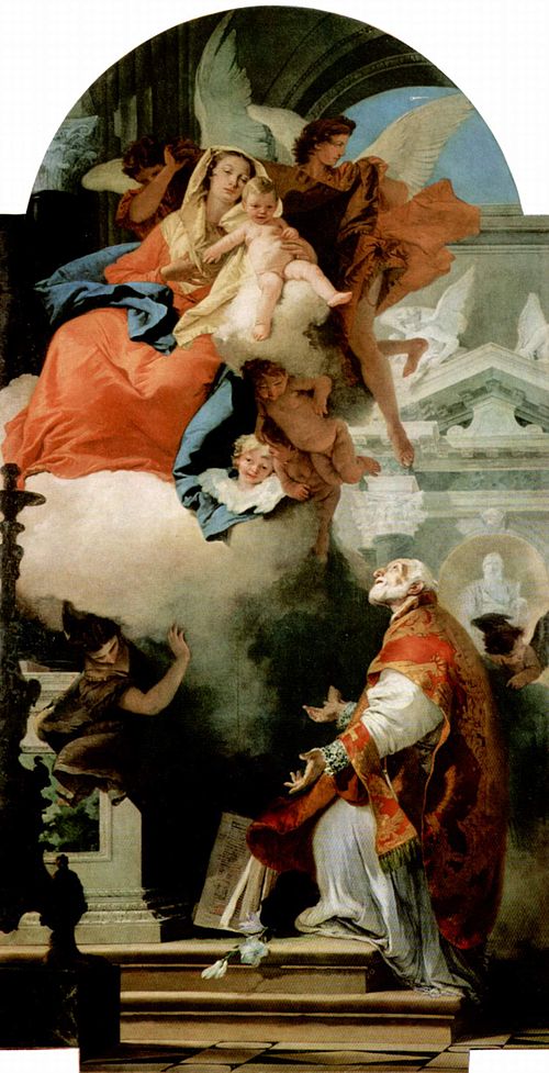 Apparizione della Vergine a san Filippo Neri, 1740, Giambattista Tiepolo