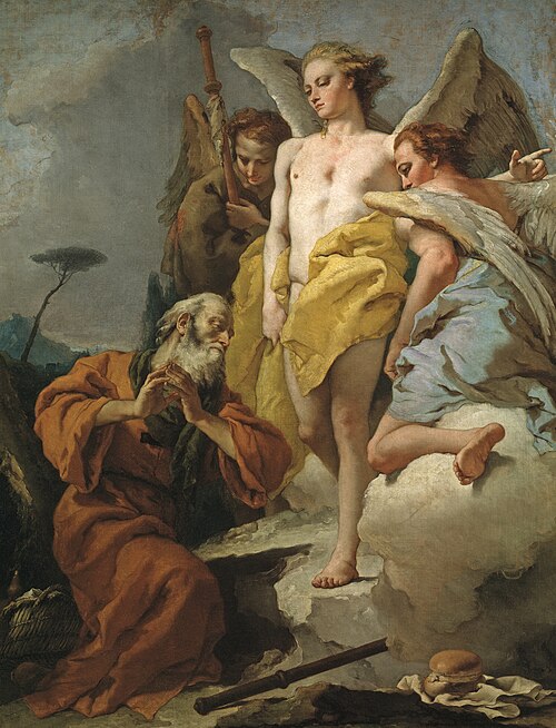 Abraham et les trois Anges, 1750, Giambattista Tiepolo