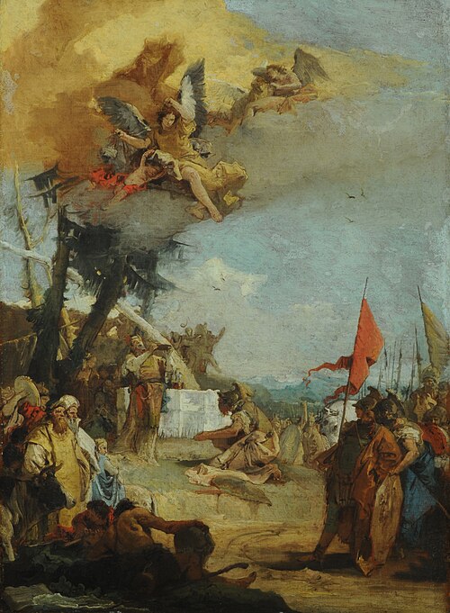 Sacrifice of Melchizedek, 1750, Giambattista Tiepolo