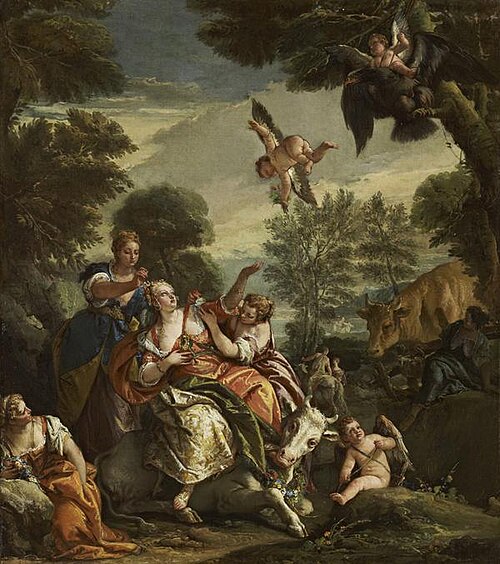 The Rape of Europa, 1743, Giambattista Tiepolo