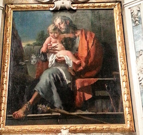 St. Joseph with Child, 1732, Giambattista Tiepolo