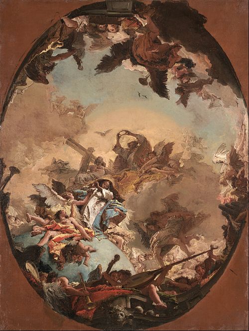 Le Couronnement de la Vierge, 1754, Giambattista Tiepolo