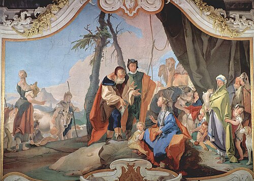 Rachel cachant les idoles, 1726, Giambattista Tiepolo
