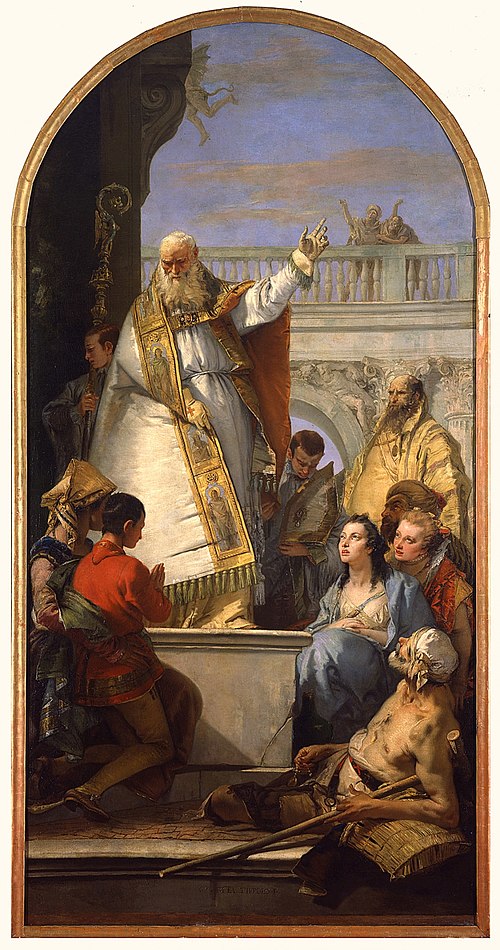 Saint Patrick, Bishop of Ireland, 1746, Giambattista Tiepolo