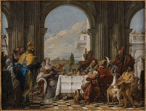 Le Banquet de Cléopâtre, 1742, Giambattista Tiepolo