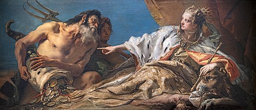 L’Offrande faite par Neptune à Venise, 1740, Giambattista Tiepolo