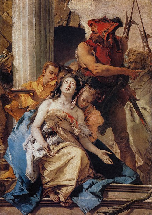 Le Martyre de sainte Agathe, 1754, Giambattista Tiepolo