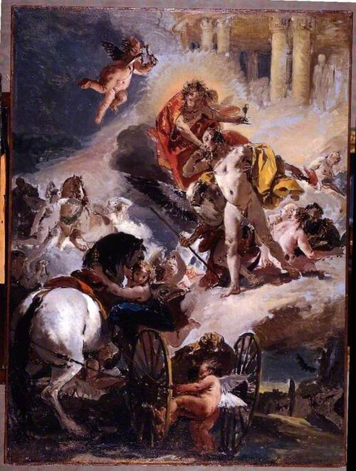 Phaeton and Apollo, 1730, Giambattista Tiepolo