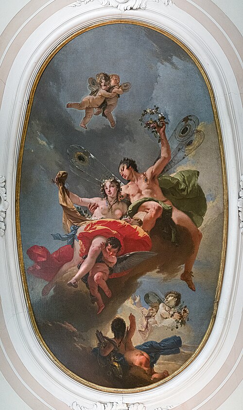 The Triumph of Zephyr and Flora, 1734, Giambattista Tiepolo