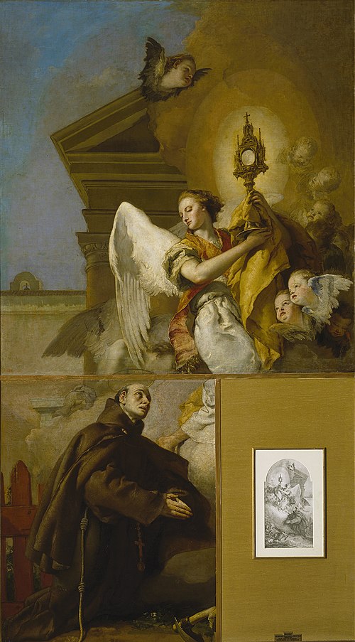 The Vision of Saint Paschal Baylon, 1767, Giambattista Tiepolo
