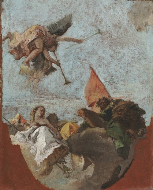 Sketch for a Ceiling, 1755, Giambattista Tiepolo