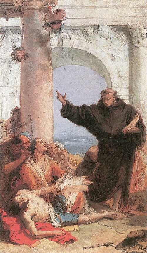 Die Wunderheilung des zornigen Sohnes, 1760, Giambattista Tiepolo