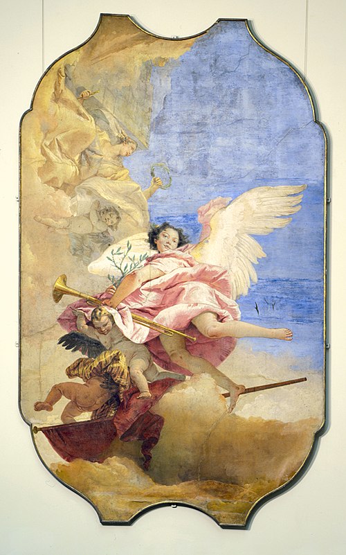 The Angel of Fame, 1750, Giambattista Tiepolo