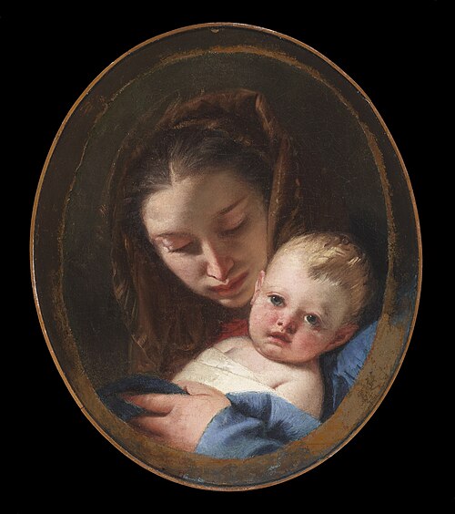 Vierge à l'Enfant, 1730, Giambattista Tiepolo