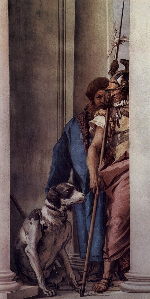 Flotta greca in Aulide, 1757, Giambattista Tiepolo