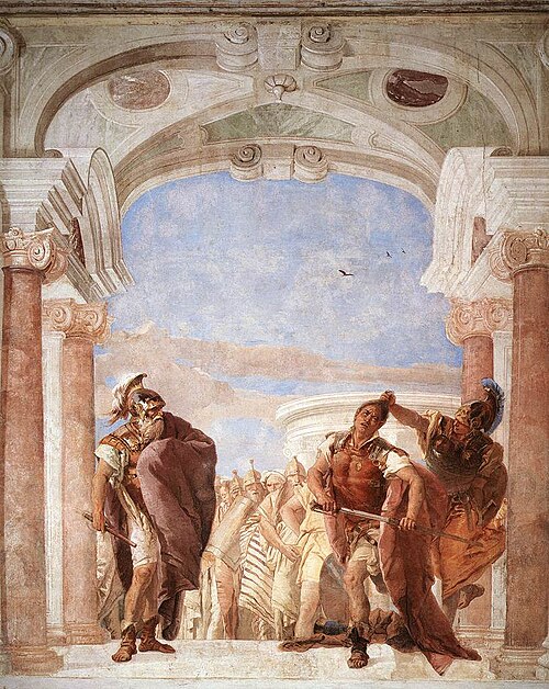 The Rage of Achilles, 1757, Giambattista Tiepolo