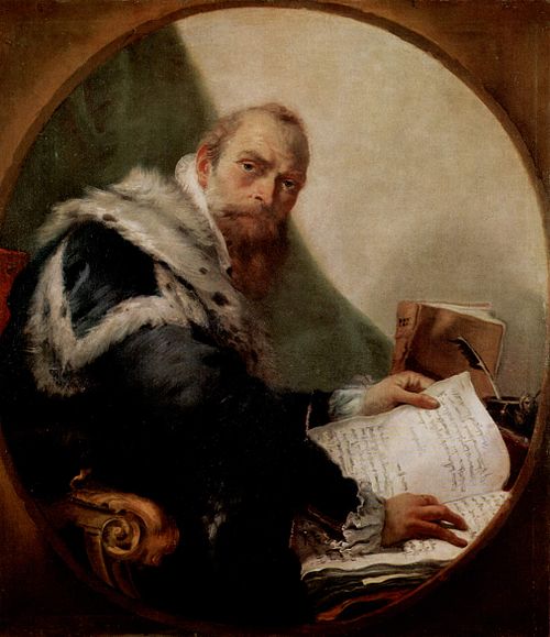 Portrait of Antonio Riccobono, 1745, Giambattista Tiepolo