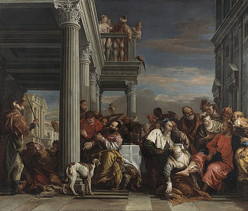 Christ in the House of Simon the Pharisee, 1761, Giovanni Battista Tiepolo