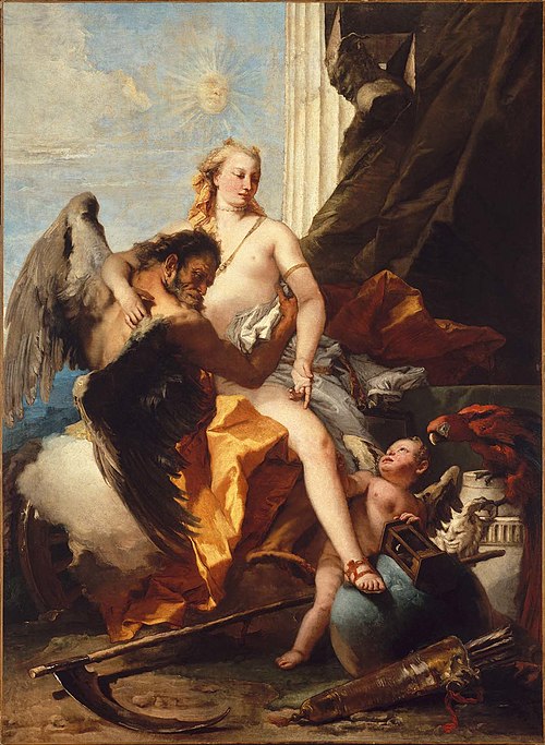 Truth Unveiled by Time, 1745, Giambattista Tiepolo