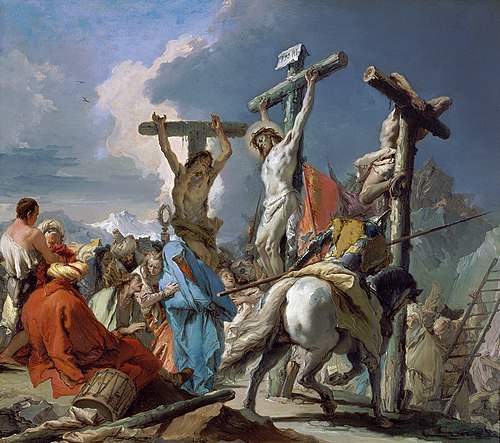 Christ en croix, 1747, Giambattista Tiepolo