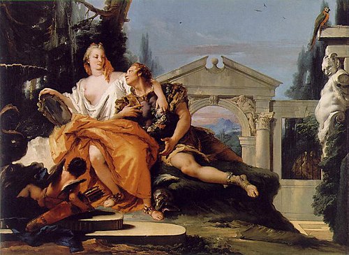 Rinaldo under Armida’s Spell, 1753, Giambattista Tiepolo
