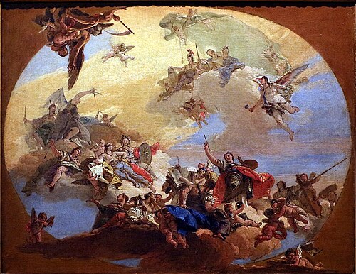 Triumph of the Arts, 1729, Giambattista Tiepolo