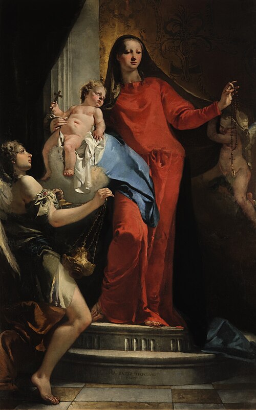 The Virgin and Child with Angels, 1735, Giambattista Tiepolo
