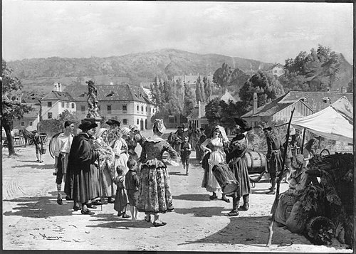 Der k. u. k. Ausrufer in Lundenburg, 1875, Johann Hamza