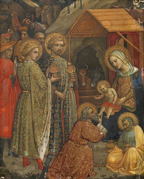 Adoration of the Magi, 1400, Lippo d'Andrea