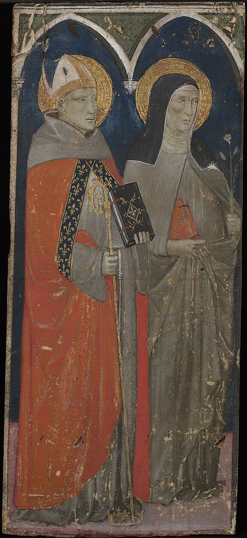 Saint Louis of Toulouse and Saint Clara, 1425, Lippo d'Andrea