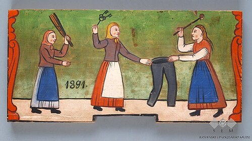 Boj za hlače, 1891, Micka Pavlič