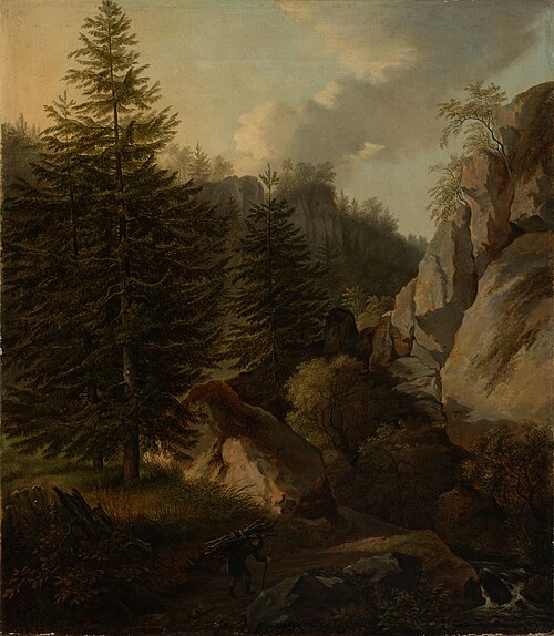 Morning in the Saxon Switzerland, , Traugott Faber