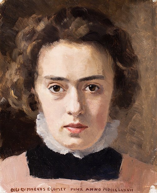 Self-portrait, 1897, Olga Gummerus-Ehrström