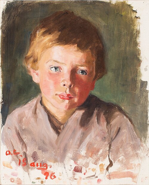 Portrait of a Boy, 1896, Olga Gummerus-Ehrström